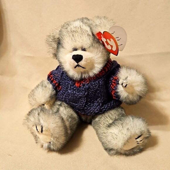 Attic treasure beanie baby, Fairbanks bear with tag. 3rd edition - Picture 1 of 6